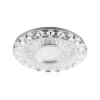 Встраиваемый потолочный светильник FERON с белой LED подсветкой CD3922 MR16 G5.3 прозрачный 41839