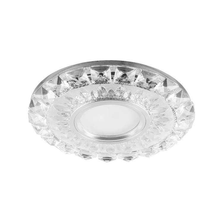 Встраиваемый потолочный светильник FERON с белой LED подсветкой CD3922 MR16 G5.3 прозрачный 41839
