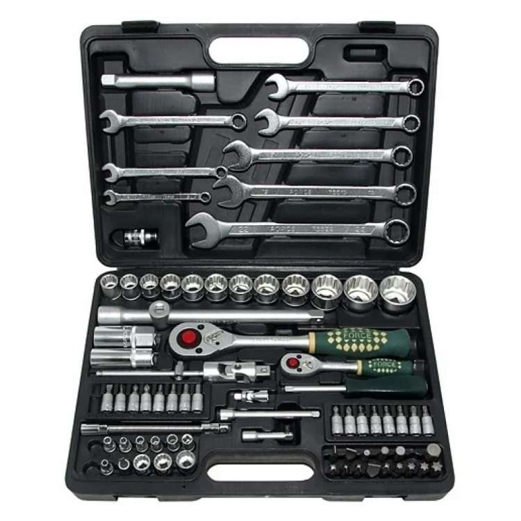 Набор инструментов FORCE 82 предмета 12 гранные головки 1/4, 1/2 4821R-9