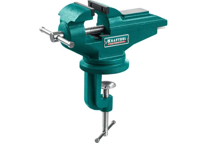 Стальные настольные тиски для точных работ KRAFTOOL Mini 65 мм 32713-75