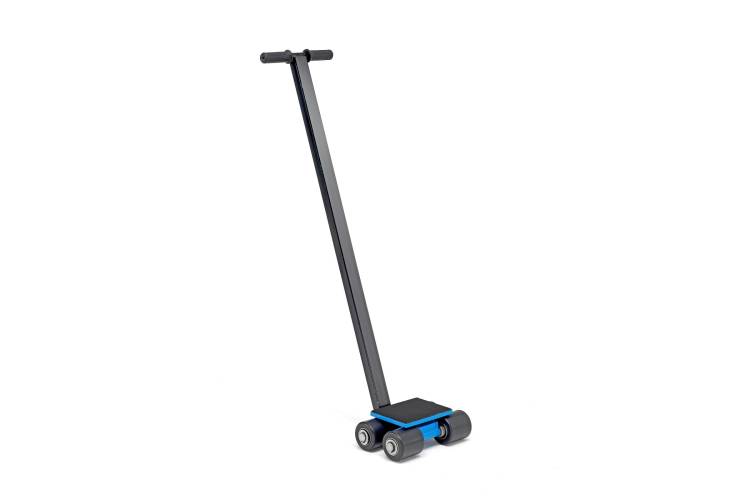 Управляемая платформа для перемещения тяжелых грузов EURO-LIFT ST30 г/п 3тн, кол-во роликов 4шт, размер 300x235x95мм, материал роликов - нейлон, длина ручки 1050мм, вес 10кг 00000531