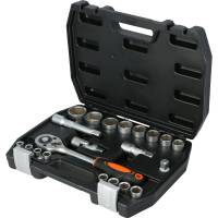 Набор торцевых головок FASTER TOOLS 1/2" CR-V 22 шт. 8827