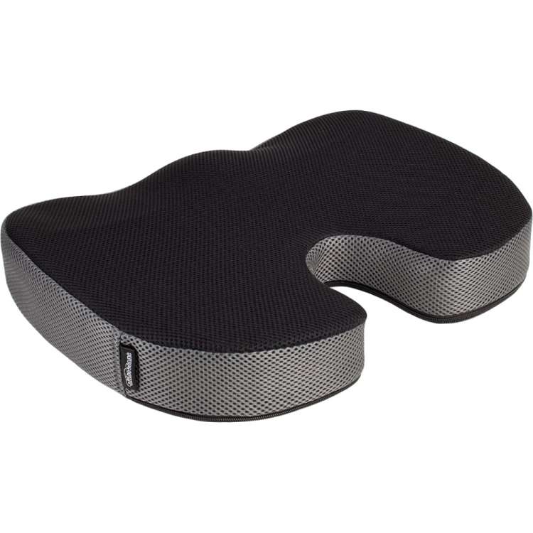 Анатомическая ортопедическая подушка под копчик для офисного кресла AMBESONNE memory foam 46x36х8 см vsc006_f0002_46x36
