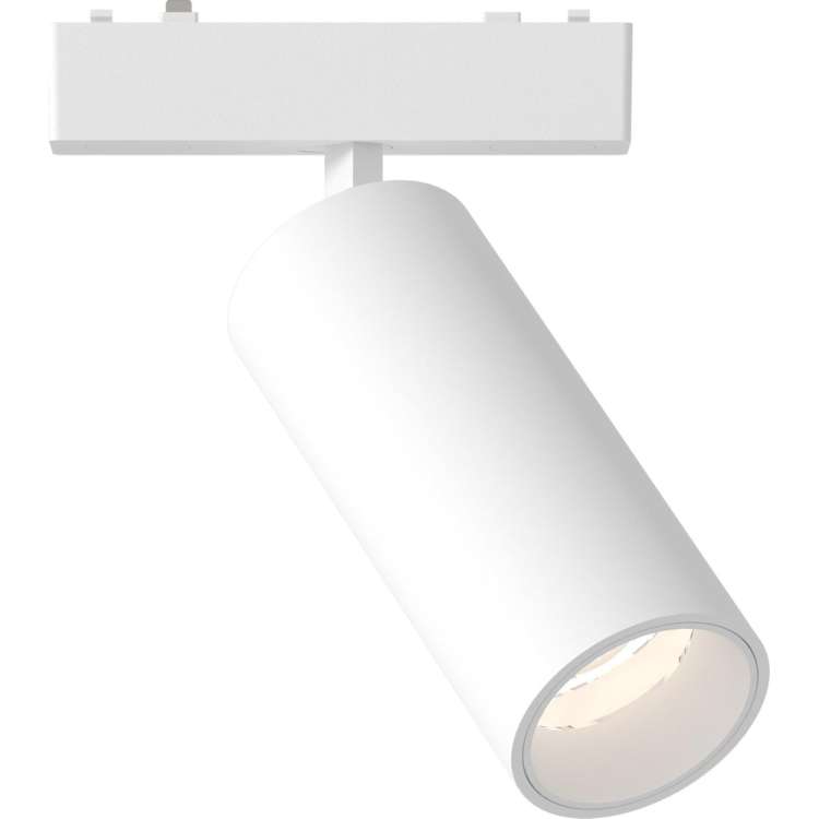 Магнитный трековый светильник ST LUCE Белый LED 1*18W 4000K 1060Lm Ra>90 >90 IP20 D55xH135 48V ST677.546.18