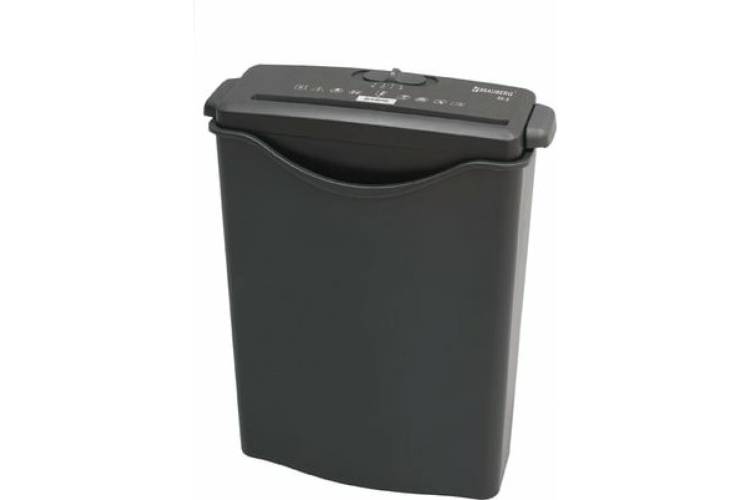 Уничтожитель BRAUBERG S6-S 1 уровень секретности, полоски 8 мм, 6 листов, 7.5 л 531087