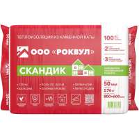 Теплоизоляционная плита RWL ЛАЙТ БАТТС СКАНДИК 50 мм 132919