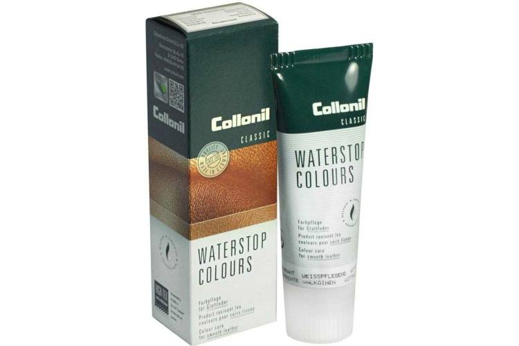 Водоотталкивающий крем для ухода за гладкой кожей Collonil Waterstop tube коричневый, 75 мл 3303 398