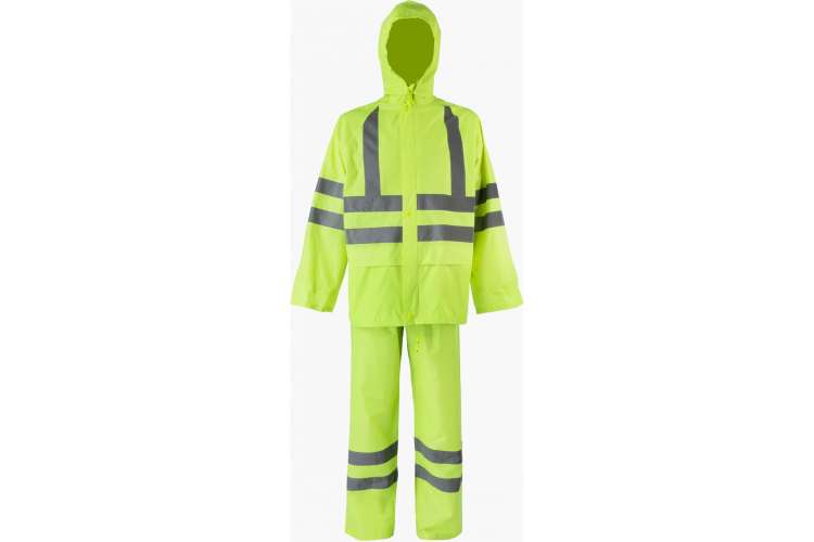 Влагозащитный костюм 2Hands повышенной видимости, лимон, 3XL KP1HV