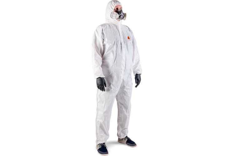 Комбинезон химзащиты из нетканого материала Jeta Safety MP JPC60 плотность 65 г/м2, размер 56-58/XXXL JPC60-XXXL