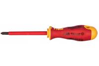 Диэлектрическая крестовая отвертка Felo Ergonic +/- H 2X 100 41620390