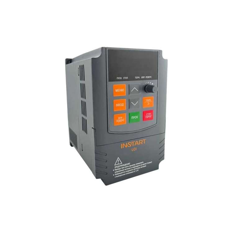 Преобразователь частоты INSTART lci-g2.2-4b (S) 2.2 квт, 5.1а, 3ф, 380в, 50гц/60гц, ip20, с панелью управления 000 90700