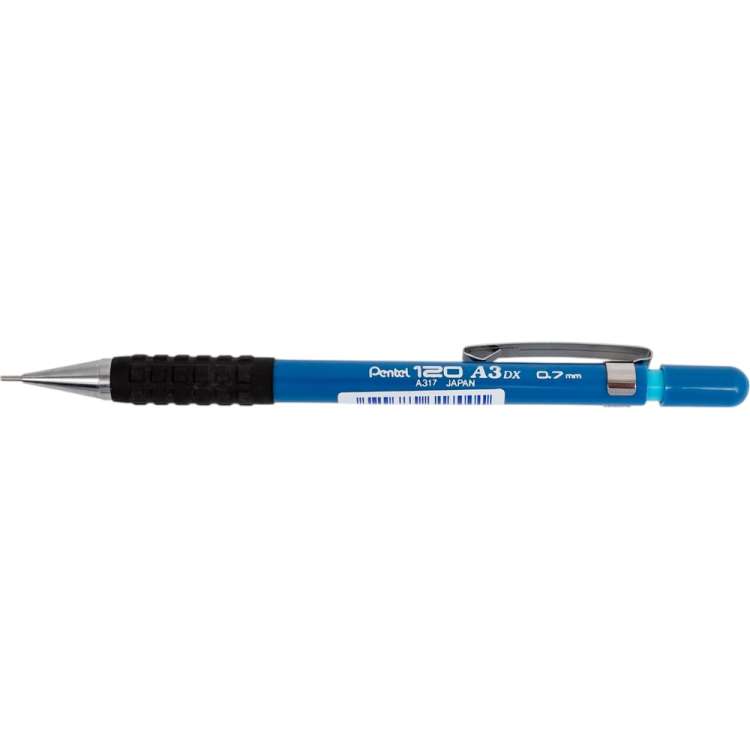 Автоматический карандаш Pentel 120 A317-C A3 0.7 мм, синий корпус 586404