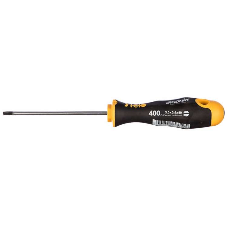 Плоская шлицевая отвертка 3,0х0,5х80 Felo Ergonic 40003210