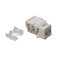 Розеточный модуль DATAREX keystone кат 6 utp 1xrj45 t568a/b белый DR-5103
