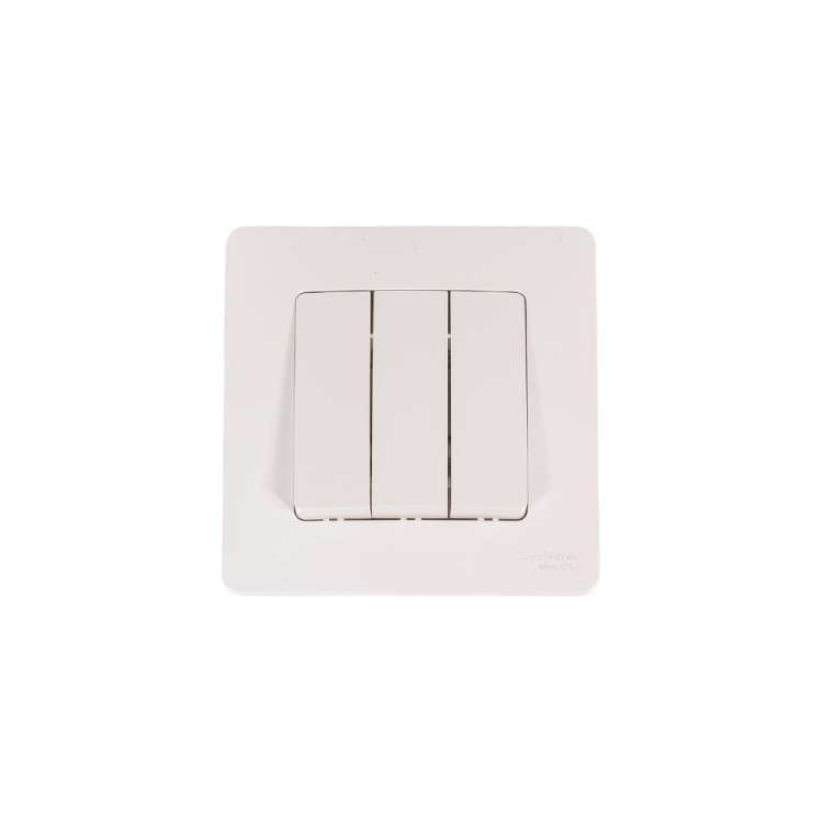 3-клавишный выключатель Systeme Electric Blanca внутренний, Белый, 10А, 250B SE BLNVS100501
