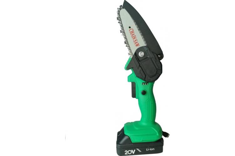 Цепная аккумуляторная пила Zitrek GreenSaw Extra power 20 В, 2 АКБ 1.5 и 3 А*ч, ЗУ 082-1851