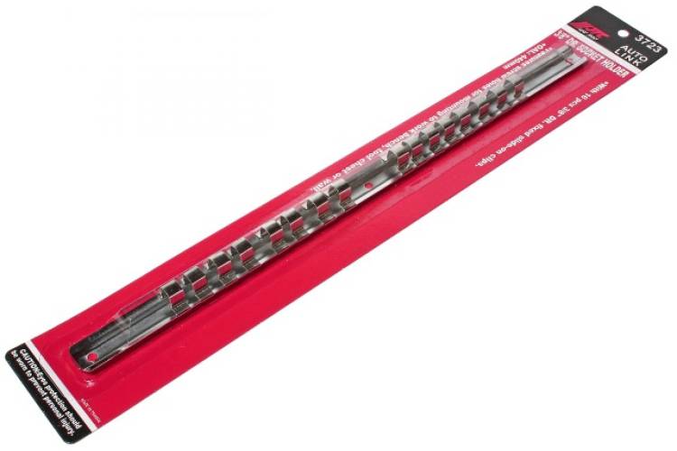 Держатель головок 3/8" стальная рейка 16шт JTC-3723