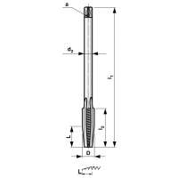 Гаечный метчик Bucovice Tools М 4 Шаг 0.7 мм 115CrV3 119040