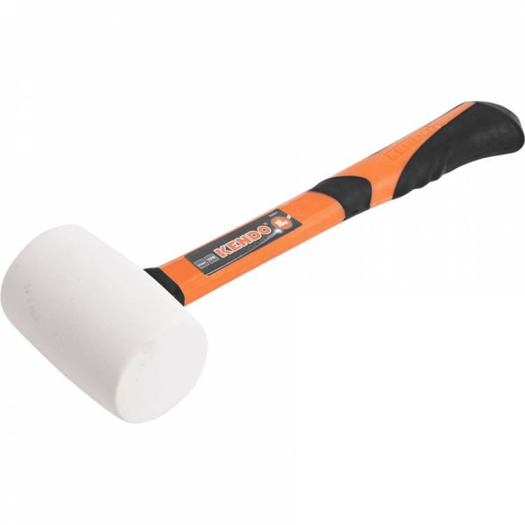 Киянка KENDO белая резина, 450 гр 25501