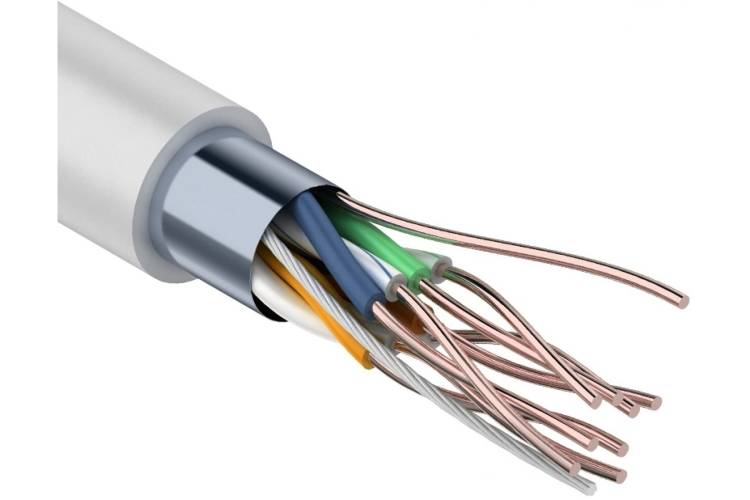 Кабель FTP 4PR 24AWG CAT5e 305м REXANT 01-0143