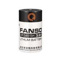 Батарея тионил-хлоридная FANSO (Li-SOCl2) ER34615H/S комплект 8шт 6558724