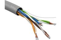 Кабель витая пара ЭРА U/UTP 4x2x25AWG Cat5e CCA PVC 305м SIMPLE 2/30 Б0044435