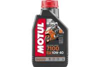 Моторное масло 7100 4T SAE 10W40 1 л MOTUL 104091