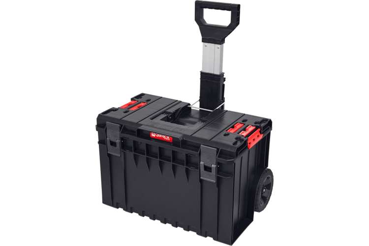 Ящик для инструментов на колесах с телескопической ручкой QBRICK SYSTEM ONE CART 59х44х77см 146158
