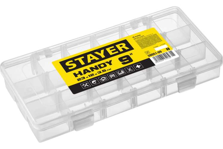 Пластиковый органайзер Stayer "HANDY-9" 38051-09_z01