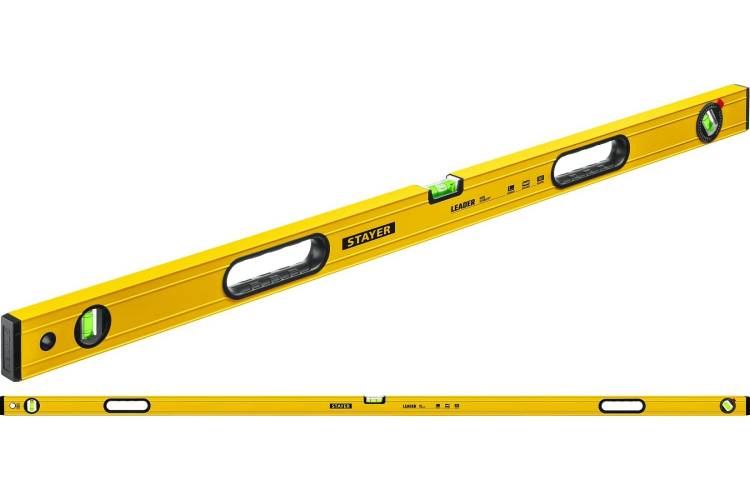 Cтроительный фрезерованный уровень STAYER  Leader 2000 мм 3466-200_z01