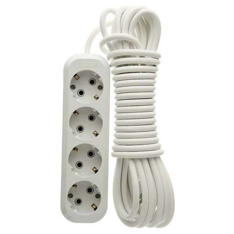 Удлинитель MAKEL 4x10 м с заземлением MGP158