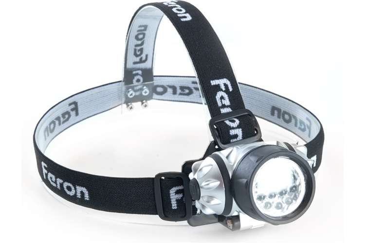 Налобный фонарь FERON на батарейках TH2304 3xAAA, 3W 14LEDs IP44 пластик 41708