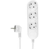 Бытовой удлинитель Power Cube 3р с/з, без выкл. 2200 Вт, 10 А, 1.5 м 30,75 (белый) PC-3-1,5M