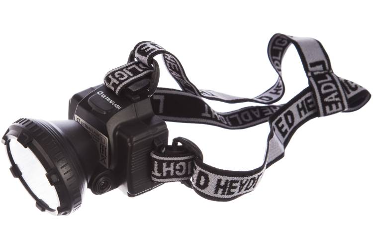 Налобный аккумуляторный фонарь Ultraflash LED5365220В, черный, 5 LED, 2 режима 11648