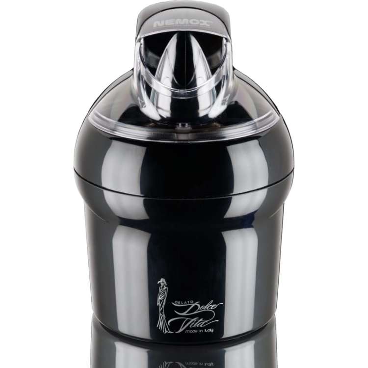 Бескомпрессорная мороженица Nemox DOLCE VITA 1,5L Black 220-240 V, 50 Hz, 15 W, объем 1.5 л, 900 гр, корпус - пластик, цвет черный, чаша - нержавеющая сталь 0034500279R01
