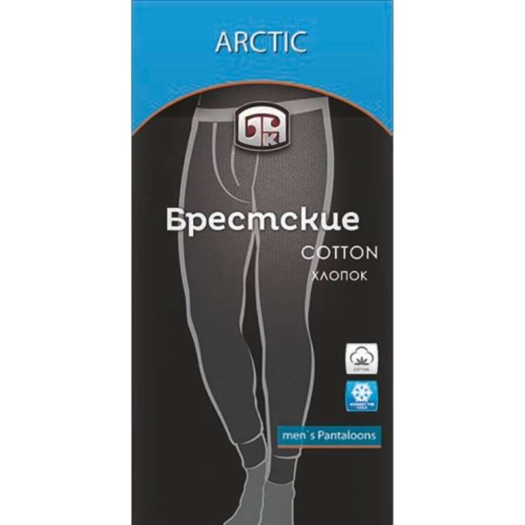 Мужские кальсоны-кюлоты БРЕСТСКИЕ arctic 2440 размер 182-188, 104-108 черные 10500504818000