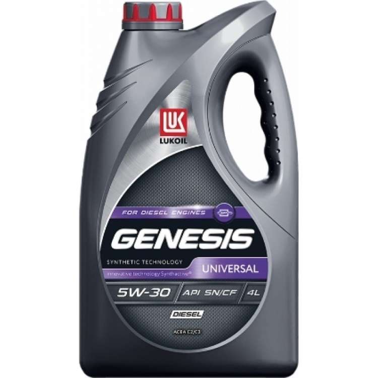 Моторное масло Лукойл GENESIS UNIVERSAL DIESEL 5W30, 4 л 3173872