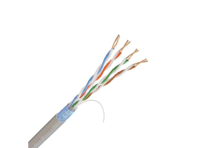 Кабель Netlink NL-CU FTP 4PR STANDART 24 AWG CAT5e 305м ВНУТРЕННИЙ БЕЛЫЙ УТ000002703