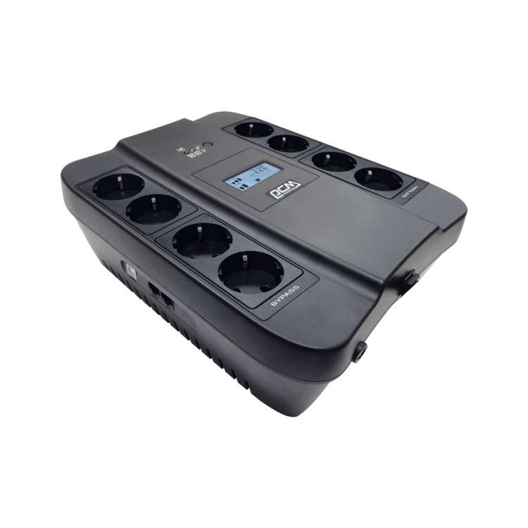 Источник бесперебойного питания Powercom SPIDER, интерактивная, 900 ВА/540 Вт, Tower SPD-900U LCD