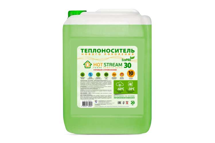 Теплоноситель ЭкоПро 30 20кг Hot Stream HS-010304