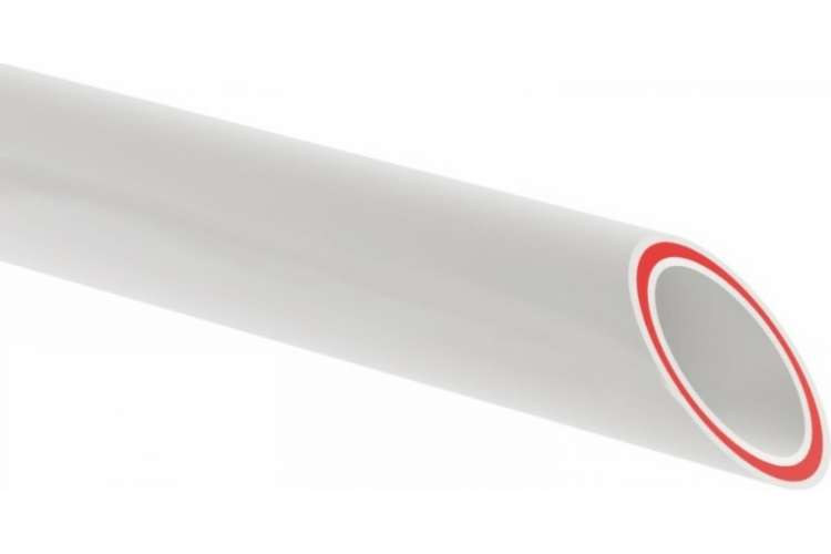 Армированная стекловолокном труба SLT AQUA PP-R/ PP-R-GF/ PP-R D20x2,8 SDR7,4 4м SLTPGF72020