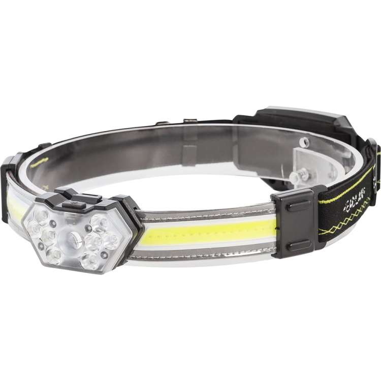 Аккумуляторный налобный фонарь Smartbuy 8 вт led + 5вт cob+stop light SBF-HL044