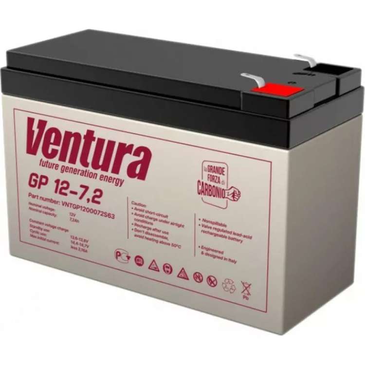 Аккумуляторная батарея 12 В, 7.2 Ач Ventura GP 12-7,2