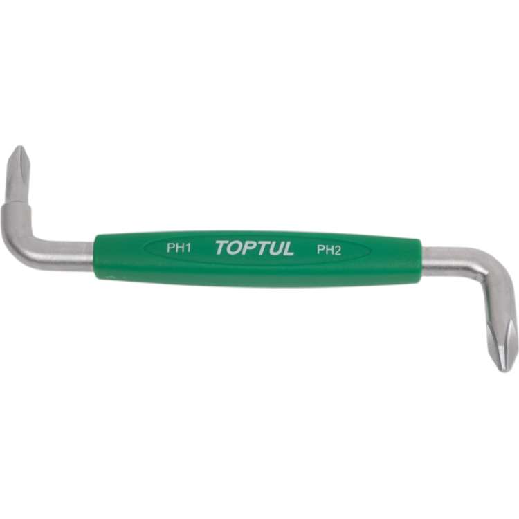 Двухсторонняя отвертка TOPTUL крест PH1xPH2 FBKA0102