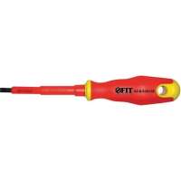 Изолированная отвертка CrV 1000V SL 5.5х125 мм FIT 55898