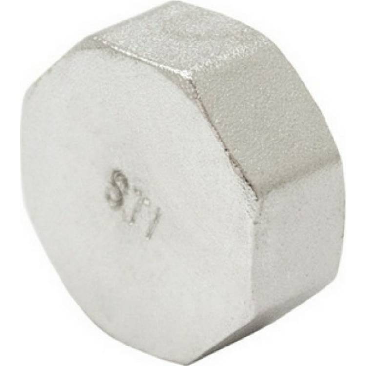 STI Заглушка латуннаяДу20 (3/4") Ру16 внутренняя резьба никелированная D270-00247