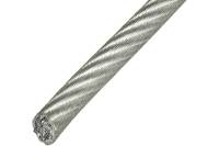 Стальной трос в ПВХ оплетке МЕТАЛЛСЕРВИС DIN 3055, 3/4, 200 м 1230955