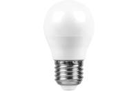 Светодиодная лампа SAFFIT SBG4513, G45 шар, 13W 230V E27 4000К, 1070Lm 55161