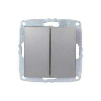 Механизм 2-клавишного выключателя MONO ELECTRIC L/D, антрацит 500-002425-102