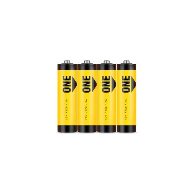 Батарейка Smartbuy солевая one r6/4s (60/600) упаковка 4 шт. SOBZ-2A04S-Eco